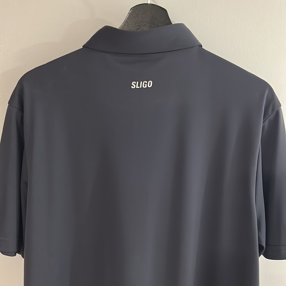 Men’s Sligo golf polo charcoal grey size large - Picture 3 of 3